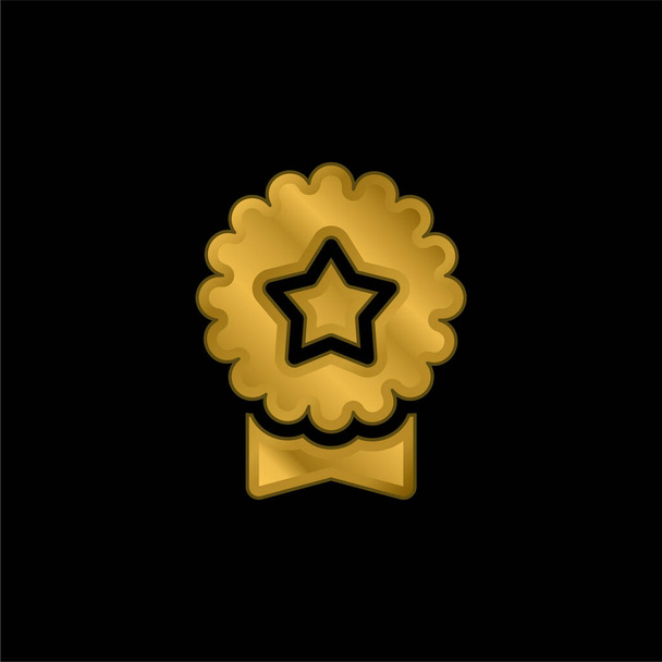 Best Seller oro placcato icona metallica o logo vettoriale - Vettoriali, immagini