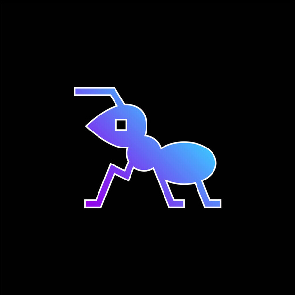 Vektorová ikona Ant blue gradient - Vektor, obrázek