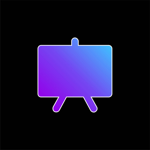 Icona vettoriale gradiente blu lavagna - Vettoriali, immagini