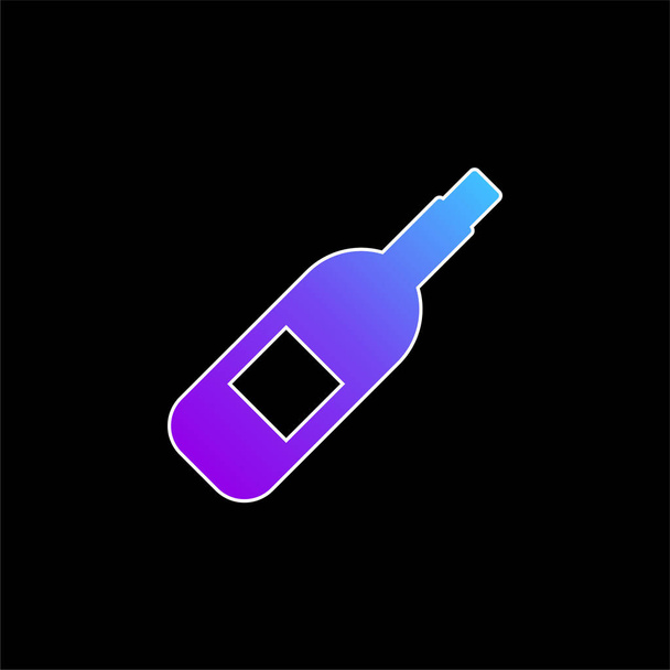 Значок алкогольного синего градиента - Вектор,изображение