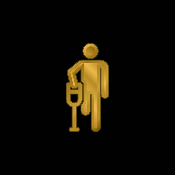 Випадкова золота металева іконка або вектор логотипу
 - Вектор, зображення