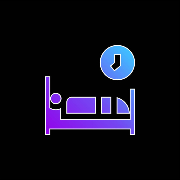 Bedtime синій градієнт Векторна піктограма
 - Вектор, зображення