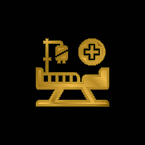 Pozłacany metaliczny wektor ikony lub logo - Wektor, obraz