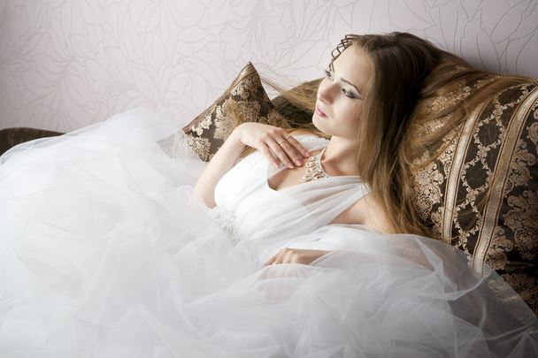 Professional makeup hairstyle bride - Zdjęcie, obraz