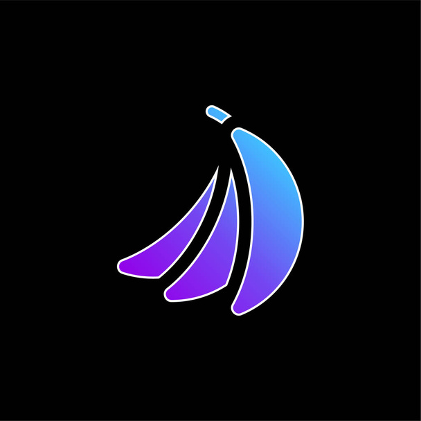 Εικονίδιο διάνυσμα μπλε μπανάνα - Διάνυσμα, εικόνα