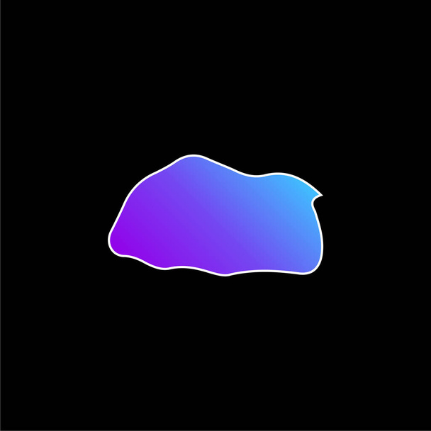 Icône vectorielle dégradée bleue du Bhoutan - Vecteur, image