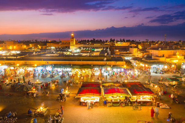 Jamaa el Fna, Marrakesh, Marokkó. - Fotó, kép