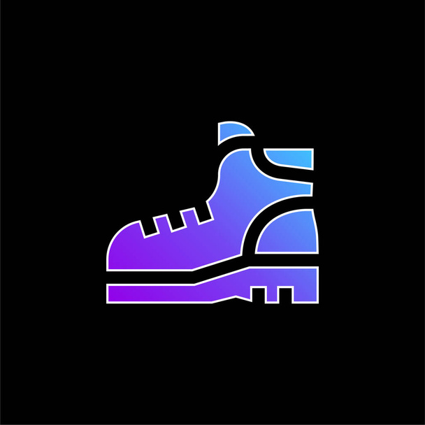 Boots blaues Gradientenvektorsymbol - Vektor, Bild