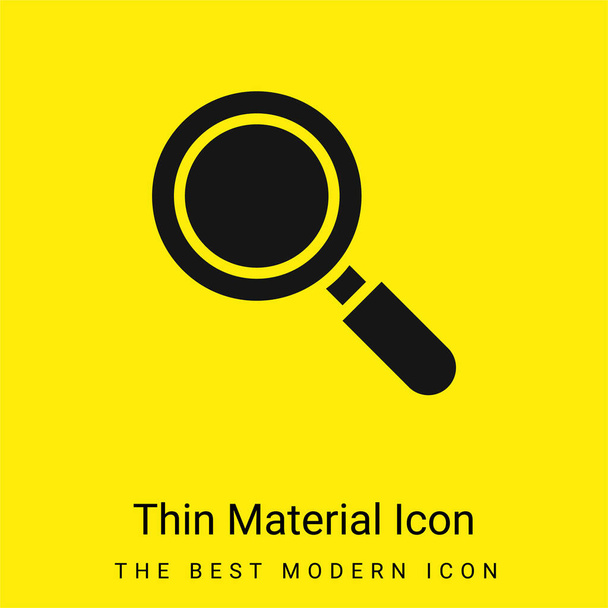 Aktív minimális világos sárga anyag ikon - Vektor, kép