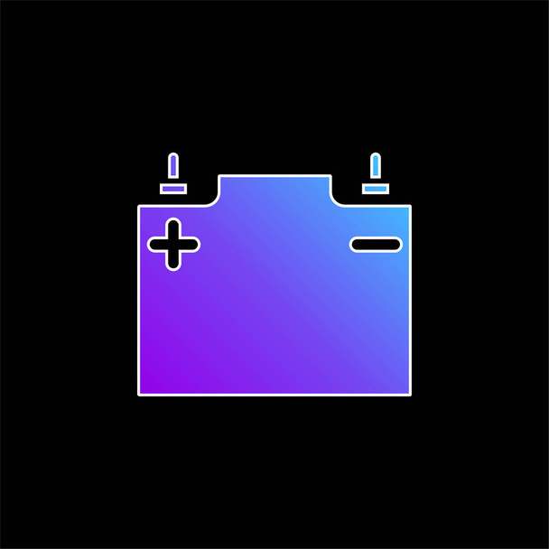 Εικόνα διανύσματος μπλε βαθμίδας μπαταρίας - Διάνυσμα, εικόνα
