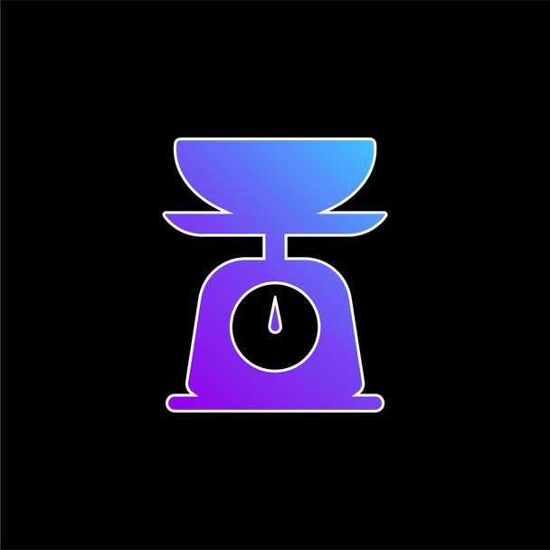 Vektorová ikona modrého přechodu rozvahy - Vektor, obrázek