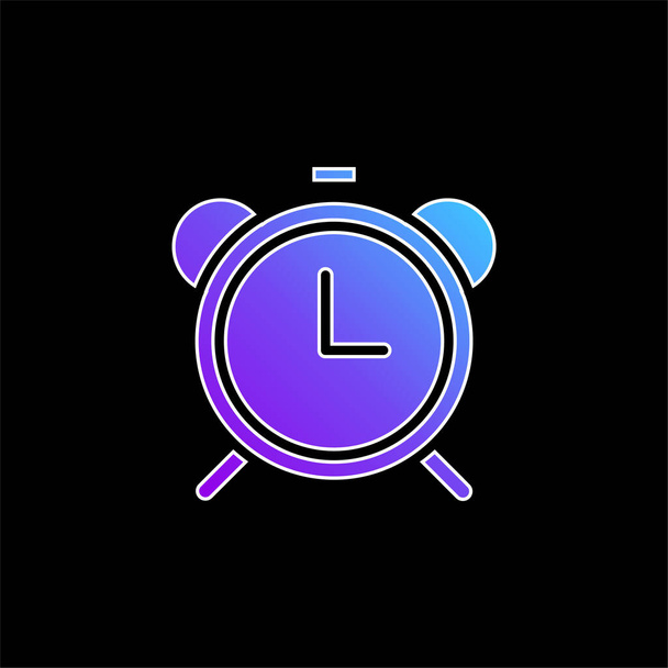 Alarm Clocks blue gradient vector icon - Vector, Image