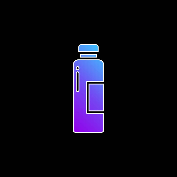 Значок синего градиента бутылки - Вектор,изображение