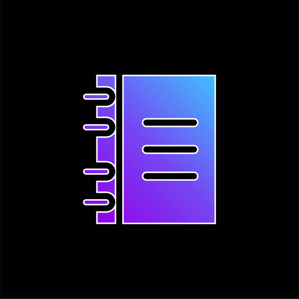 Program ikona wektora niebieskiego gradientu - Wektor, obraz