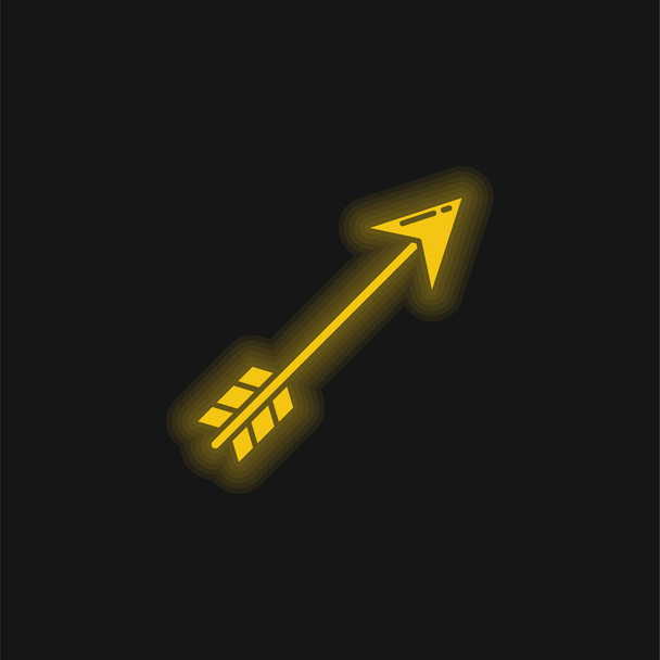 Желтая стрелка - Вектор,изображение