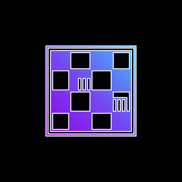 Блакитний градієнт буклету Векторна піктограма
 - Вектор, зображення