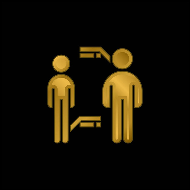Бмі золотої металевої ікони або вектор логотипу
 - Вектор, зображення