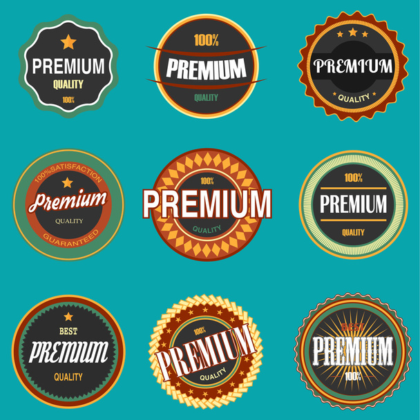 Vector of Premium vintage logo.eps 10 - Вектор,изображение