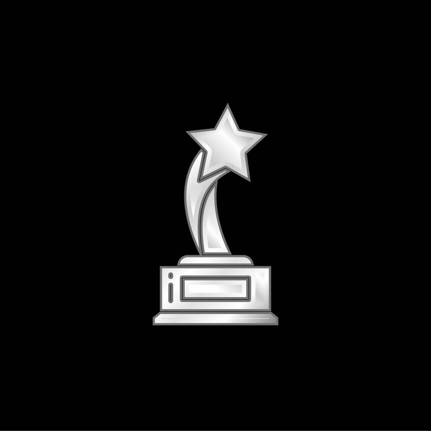 Нагорода срібна металева ікона
 - Вектор, зображення