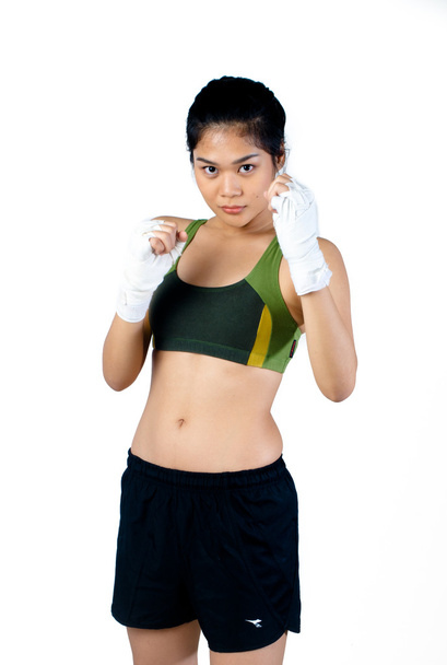 Asian Female fighter - Fotó, kép