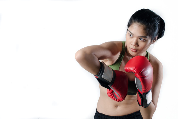 Asian Female fighter - Фото, зображення