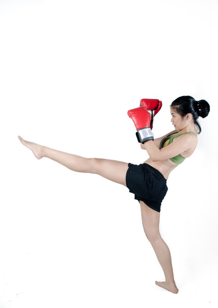 Asian Female fighter - Фото, зображення
