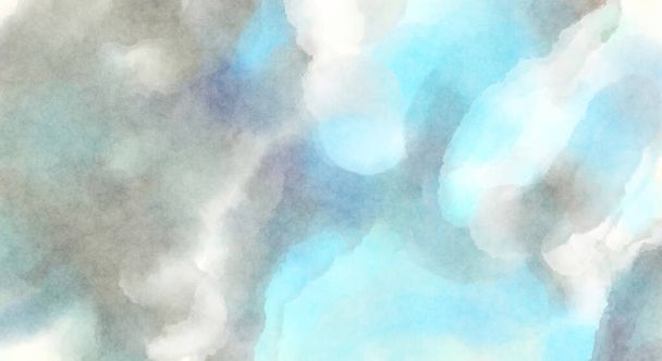Modern brush strokes painting. Soft color painted illustration of soothing composition for poster, wall art, banner, card, book cover or packaging. Watercolor abstract painting with pastel colors. - Fotografie, Obrázek