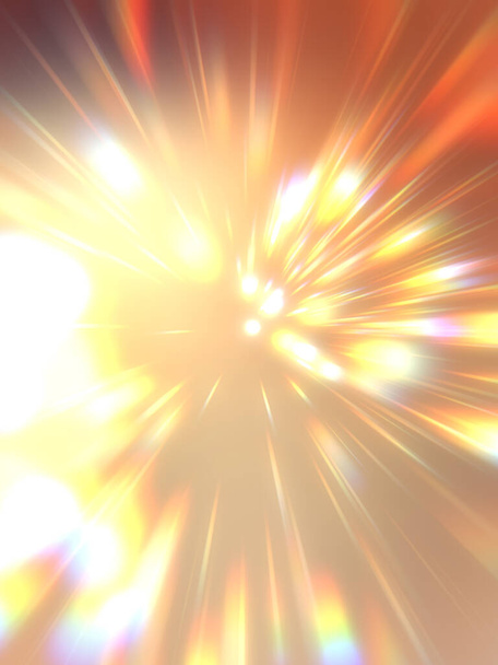 Блестящие яркие и красочные обои. Световая взрывная звезда со светящимися частицами и линиями. Красивые абстрактные лучи фона. - Фото, изображение
