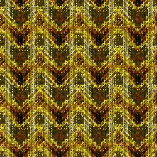 Texture tricotée colorée sans couture. Fond motif tricot. - Photo, image