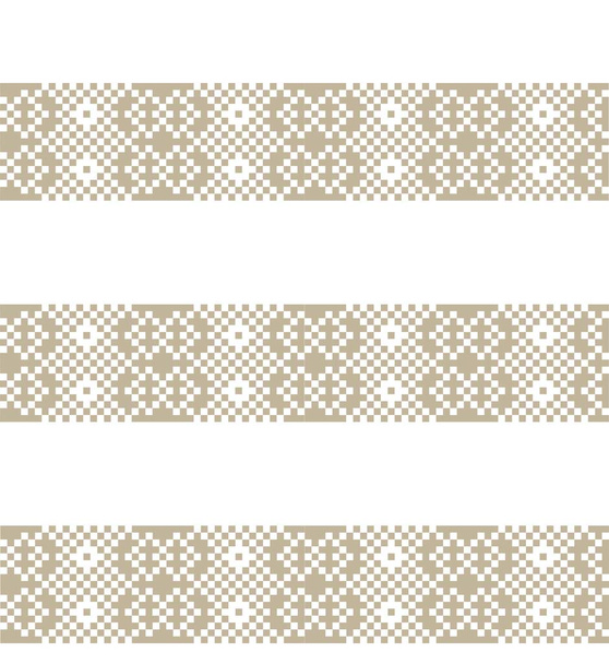 Brown Christmas fair isle pattern background for fashion textiles, knitwear and graphics - Vektör, Görsel