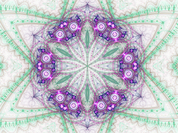 Kello fraktaali Mandala, digitaalinen taideteos luova graafinen suunnittelu
 - Valokuva, kuva