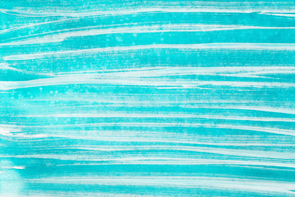 art turquoise painted background texture - Photo, Image