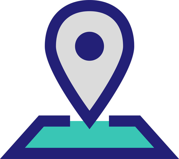 Icône de localisation. icône de navigation. Icône de carte, Illustration vectorielle - Vecteur, image