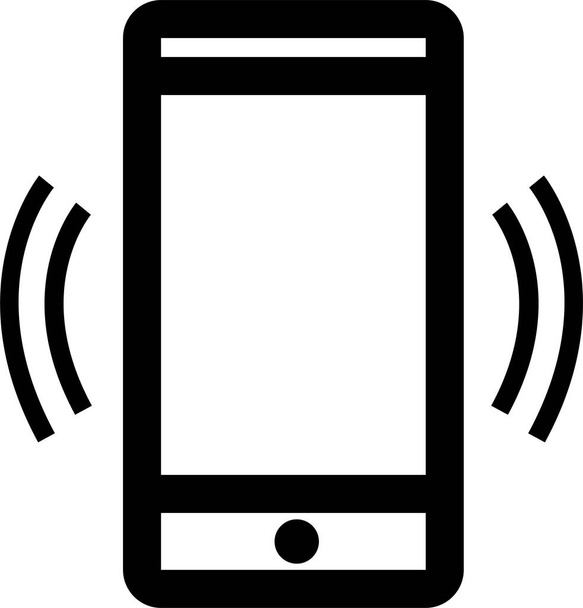 Teléfono móvil. ilustración simple - Vector, Imagen