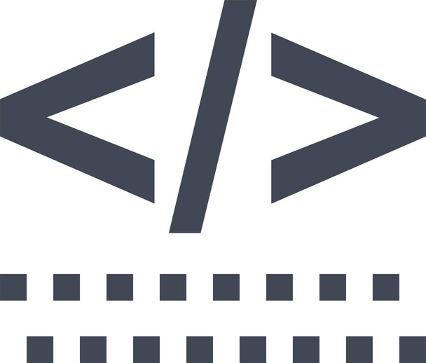 Web Development Icon. Programmier-Ikone. Software Dev Icon, Vektorillustration - Vektor, Bild