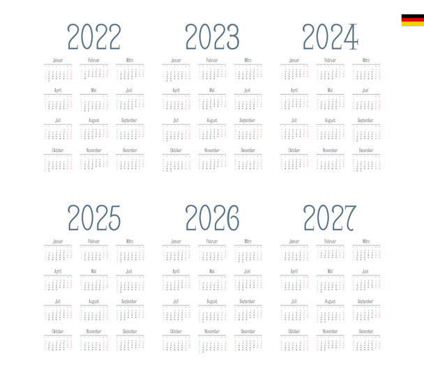 2023 and 2024 calendar Telifsiz Stok Vektörler
