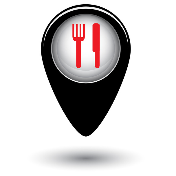 Image of fork and knife - Vector, Image