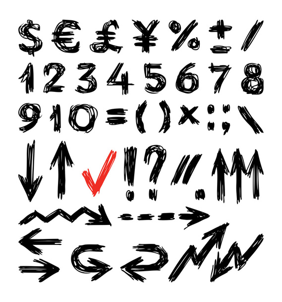 Números y signos
 - Vector, Imagen