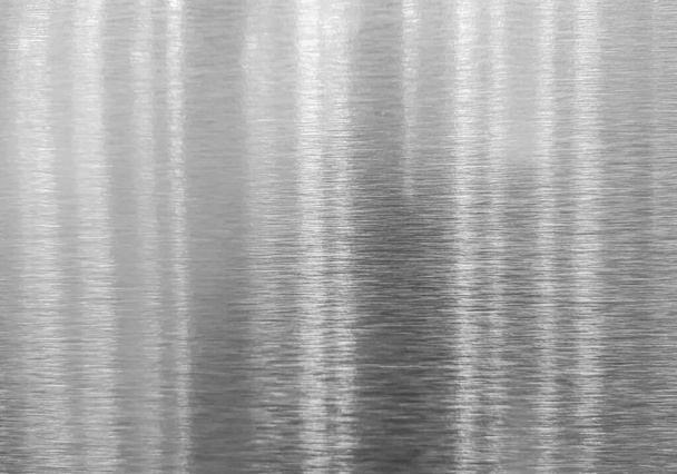 Texture en acier inoxydable fond de motif texturé noir argent - Photo, image