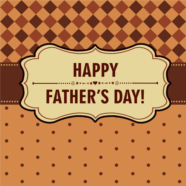 Happy Fathers Day vector illustration background  - Vecteur, image