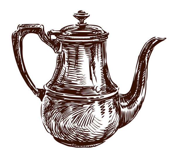 Pot sketch - Вектор, зображення