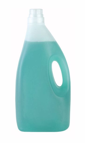 Garrafa de plástico para detergente, caminho de corte. - Foto, Imagem