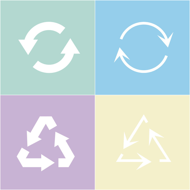 Recycle symbolen - Vector, afbeelding