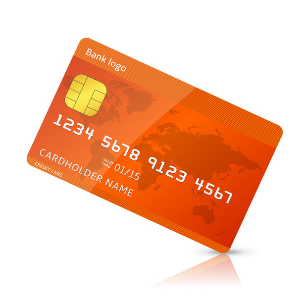 Cartão de crédito vetorial
 - Vetor, Imagem