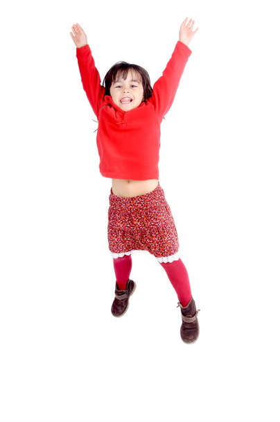 Little girl jumping - Photo, image