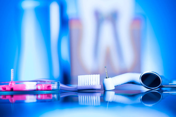 Close-up Dental Instruments - Фото, зображення