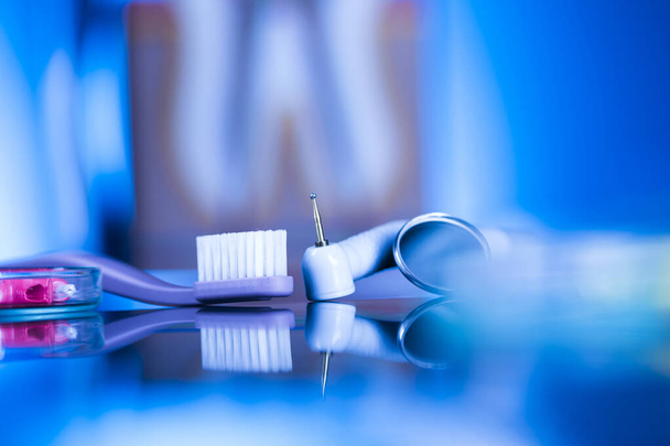 Symboly zubní péče, Stomatologické vybavení - Fotografie, Obrázek