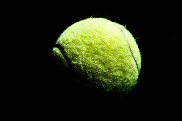 High Contrast Isolated Tennis Ball in Shadow - Photo, Image