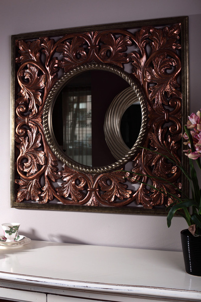 stylish and brand new cabinet with mirror - 写真・画像