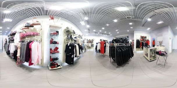 novo interior da loja de pano
 - Foto, Imagem